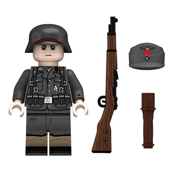 WW2 Estonia (German) Soldier Custom Minifigure - Minifigure Bricks