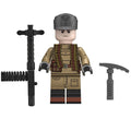 WW2 German Gebirgsjager Soldier (MG34) Custom Military Minifigure - Minifigure Bricks