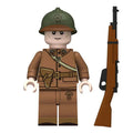 WW2 French DIM Infantry Soldier Custom Military Minifigure - Minifigure Bricks