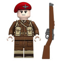 WW2 British Red Devils Paratrooper Soldier Custom Military Minifigure - Minifigure Bricks