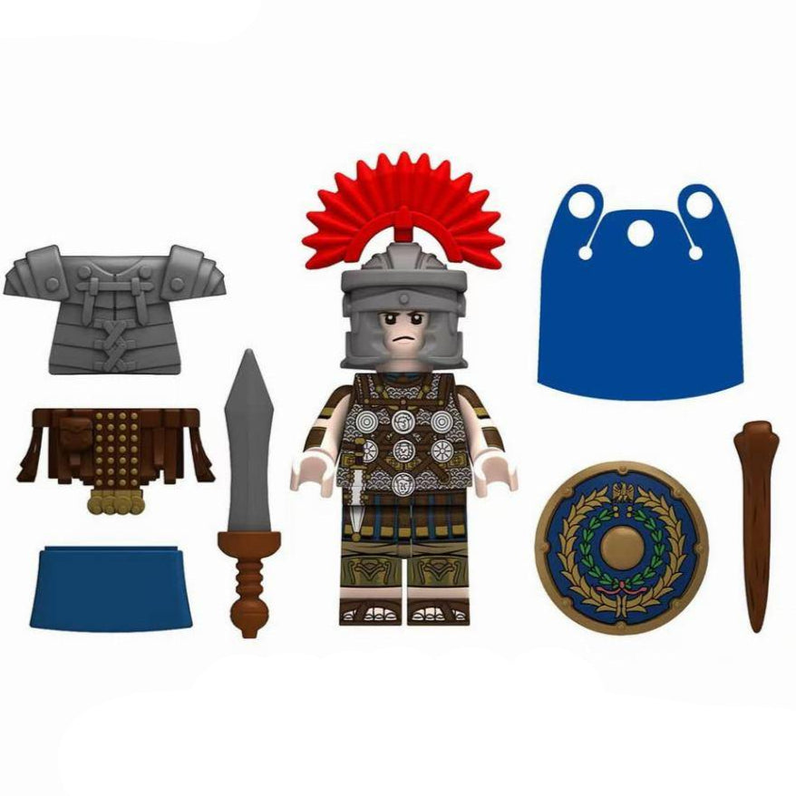 Roman Centurion Custom Roman Empire Minifigure - Minifigure Bricks