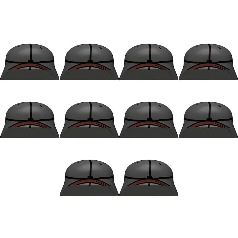 WW2 German M35 Camouflage Helmet Custom Accessory Set - Minifigure Bricks