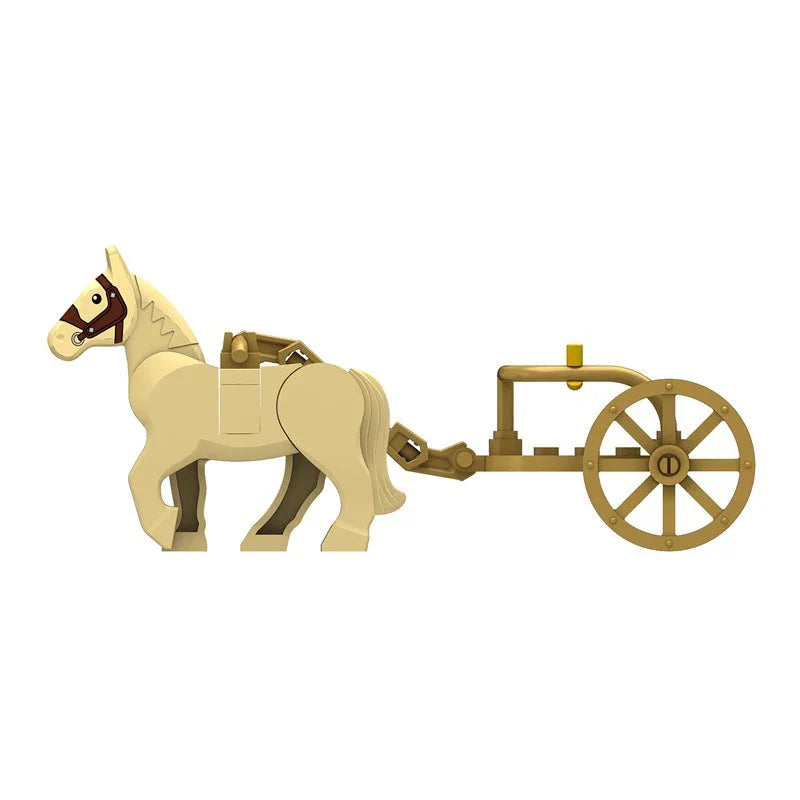 Ancient Egyptian Horse Chariot Custom History Minifigure - Minifigure Bricks
