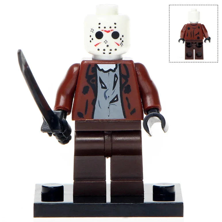 Jason Voorhees Custom Horror Minifigure - Minifigure Bricks
