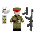 Soviet Infantry Soldier Custom Minifigure - Minifigure Bricks