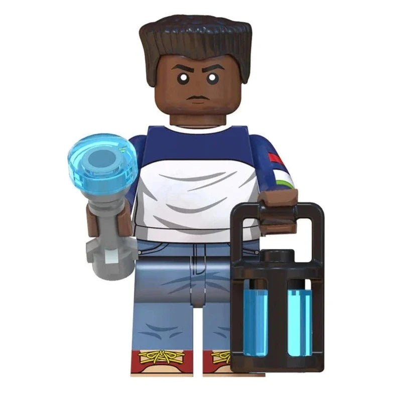 Lucas Sinclair from Stranger Things TV Series Custom Minifigure - Minifigure Bricks