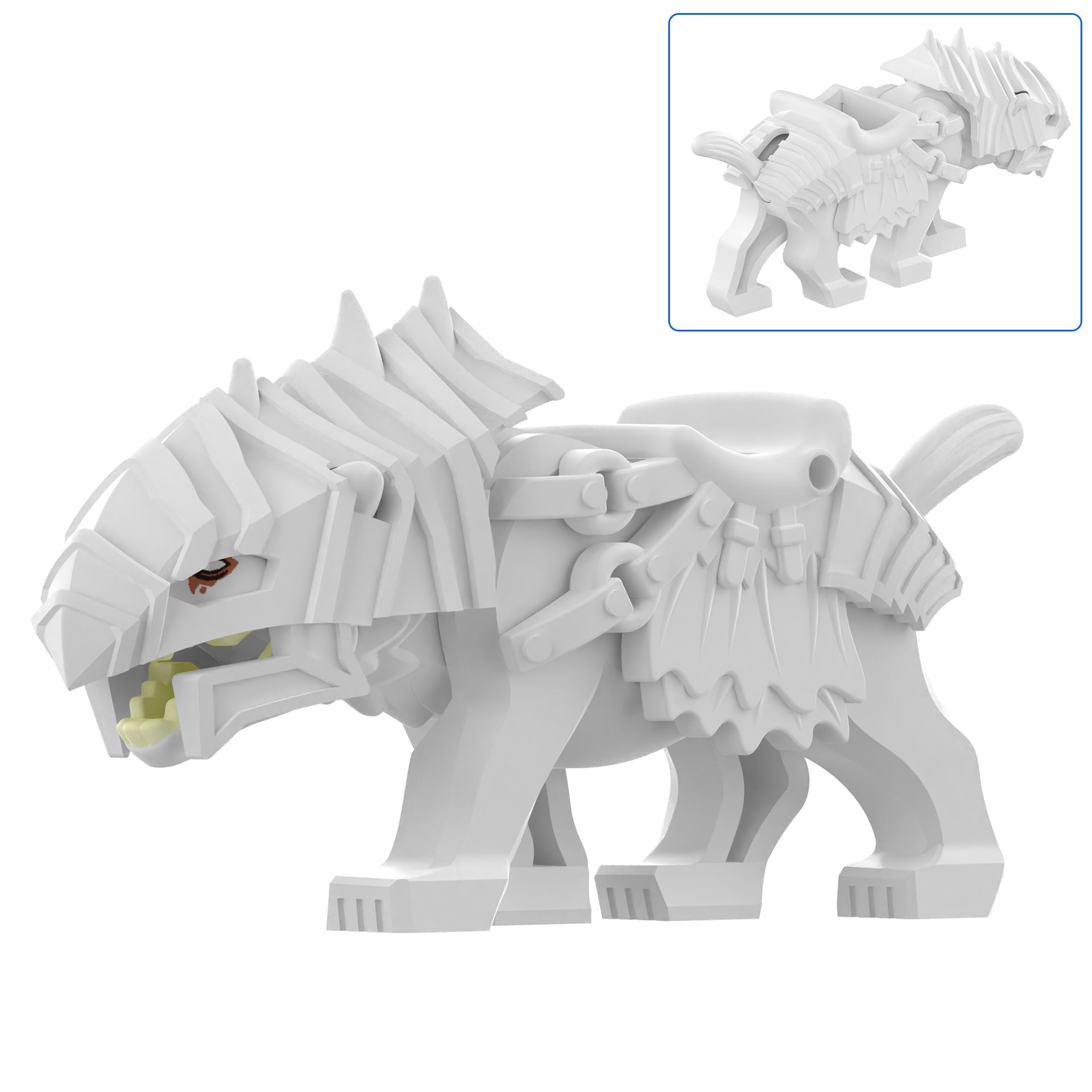 White Wolf Custom Lord of the Rings Minifigure
