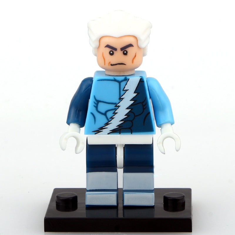 Quicksilver (X-Men) Custom Marvel Superhero Minifigure - Minifigure Bricks