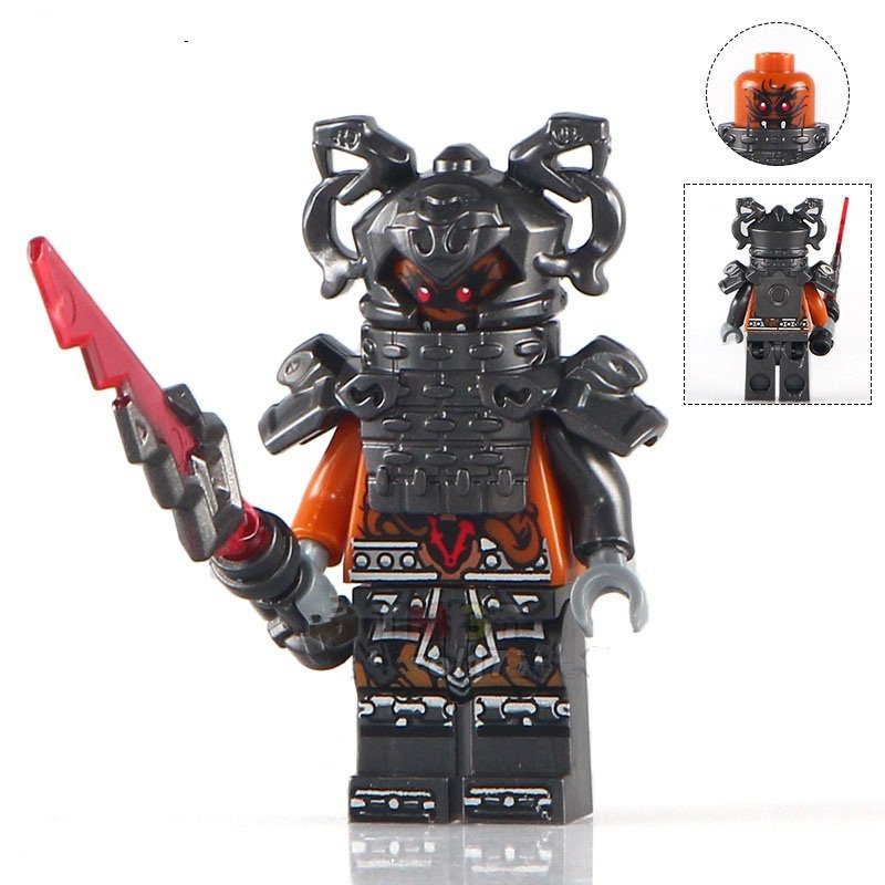 Commander Raggmunk Ninjago Custom Minifigure - Minifigure Bricks