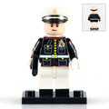 Uniformed Marine Custom Minifigure - Minifigure Bricks