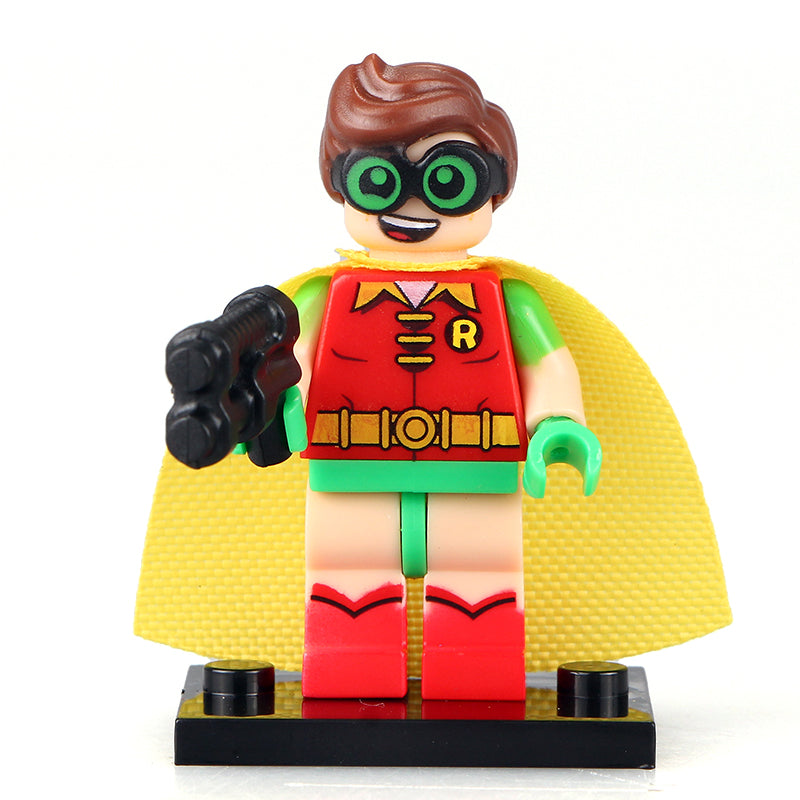 Robin Dick Grayson custom DC Comics Superhero Minifigure - Minifigure Bricks