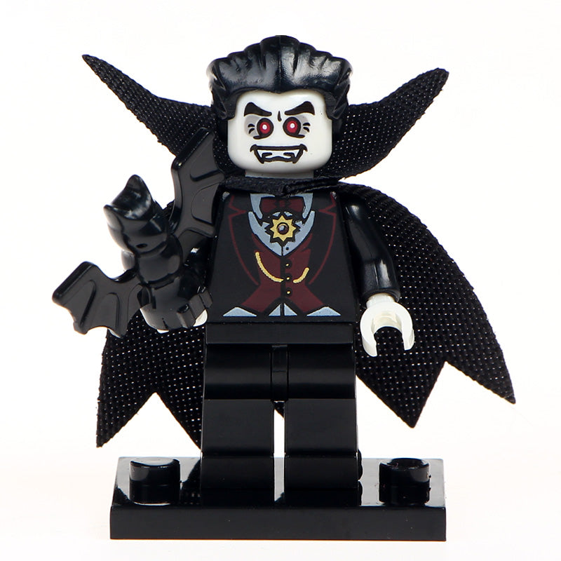 Dracula Vampire Custom Horror Minifigure - Minifigure Bricks