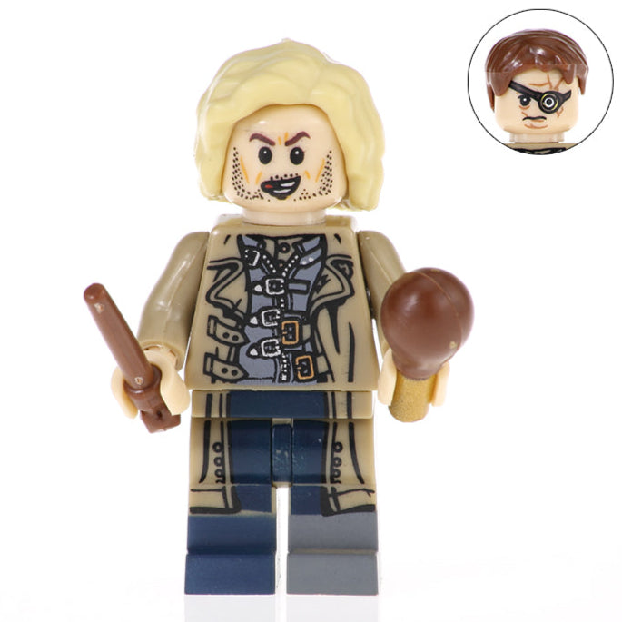Alastor Mad-Eye Moody custom Wizard Harry Potter Series Minifigure - Minifigure Bricks