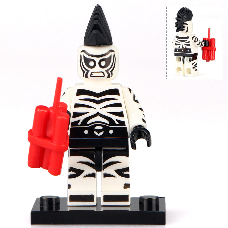 Zebra-Man Custom DC Comics Superhero Minifigure - Minifigure Bricks