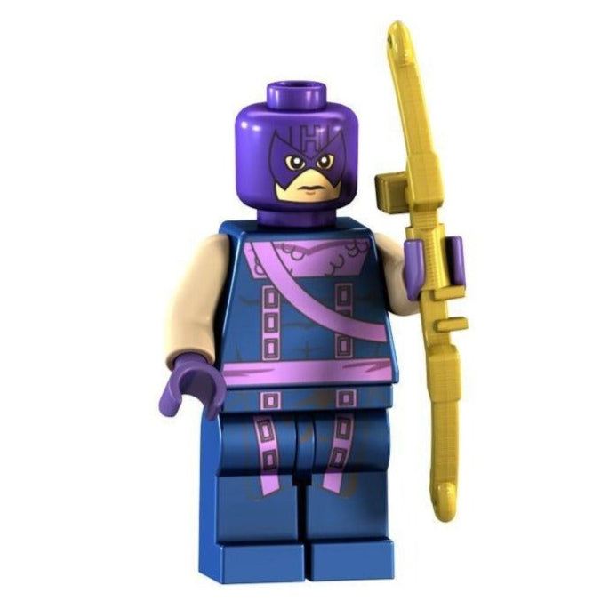 Classic Hawkeye Custom Marvel Superhero Minifigure