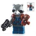 Rocket Raccoon with Baby Groot Custom Marvel Superhero Minifigure Guardians of the Galaxy - Minifigure Bricks