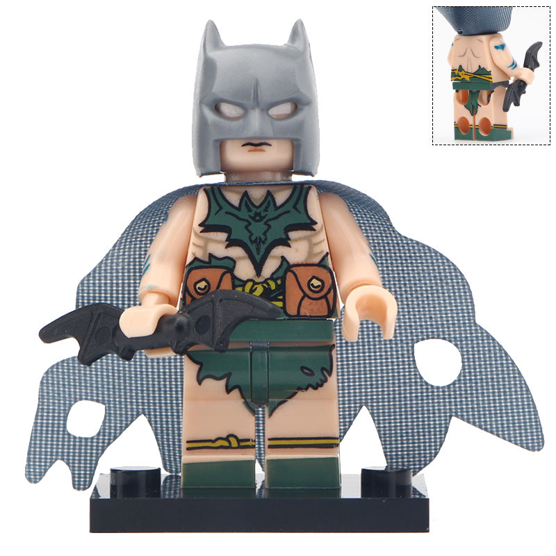 Prehistoric Batman Custom DC Comics Superhero Minifigure - Minifigure Bricks