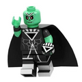 Black Lantern Martian Manhunter DC Comics Superhero Minifigure - Minifigure Bricks