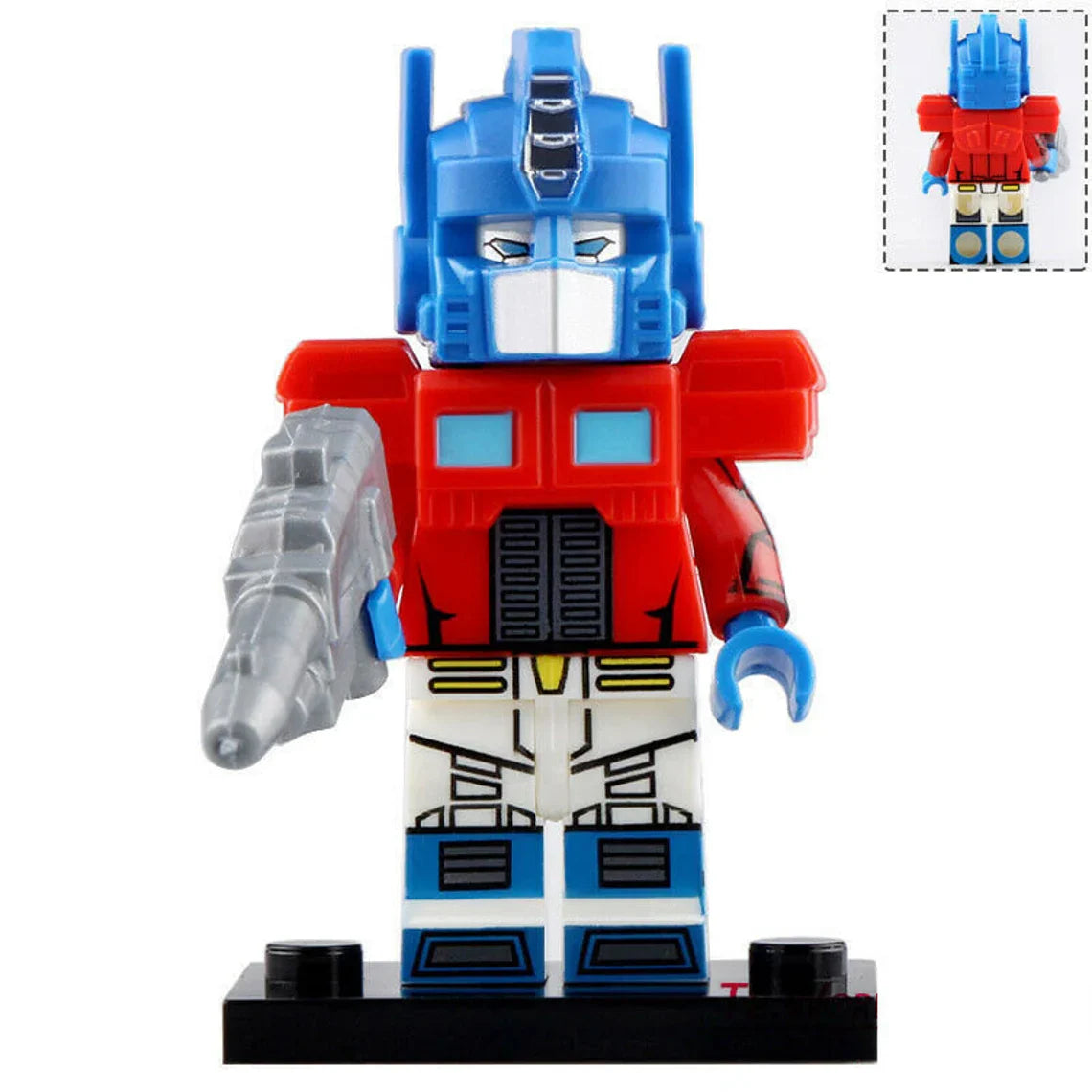 Optimus Prime Transformers Custom Minifigure - Minifigure Bricks