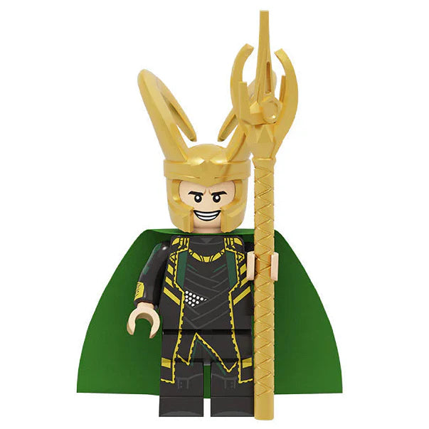 Loki Custom Marvel Superhero Minifigure
