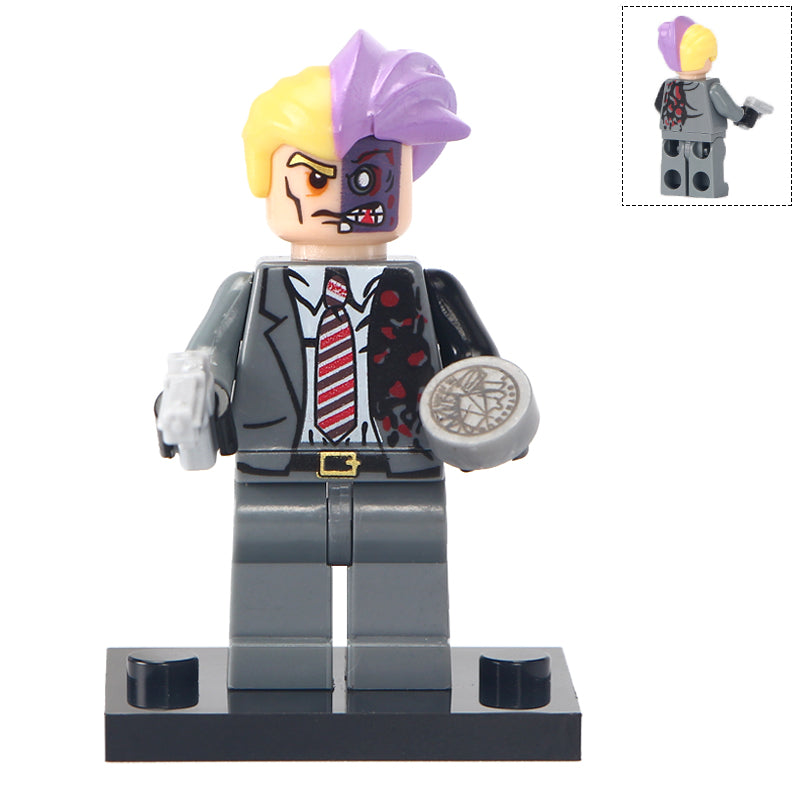 Two-Face from Batman DC Comics Supervillain Minifigure - Minifigure Bricks