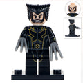 Wolverine (X-Men) Black Suit Marvel Superhero Minifigure - Minifigure Bricks