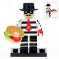 Hamburglar Custom McDonald Fast Food Minifigure - Minifigure Bricks