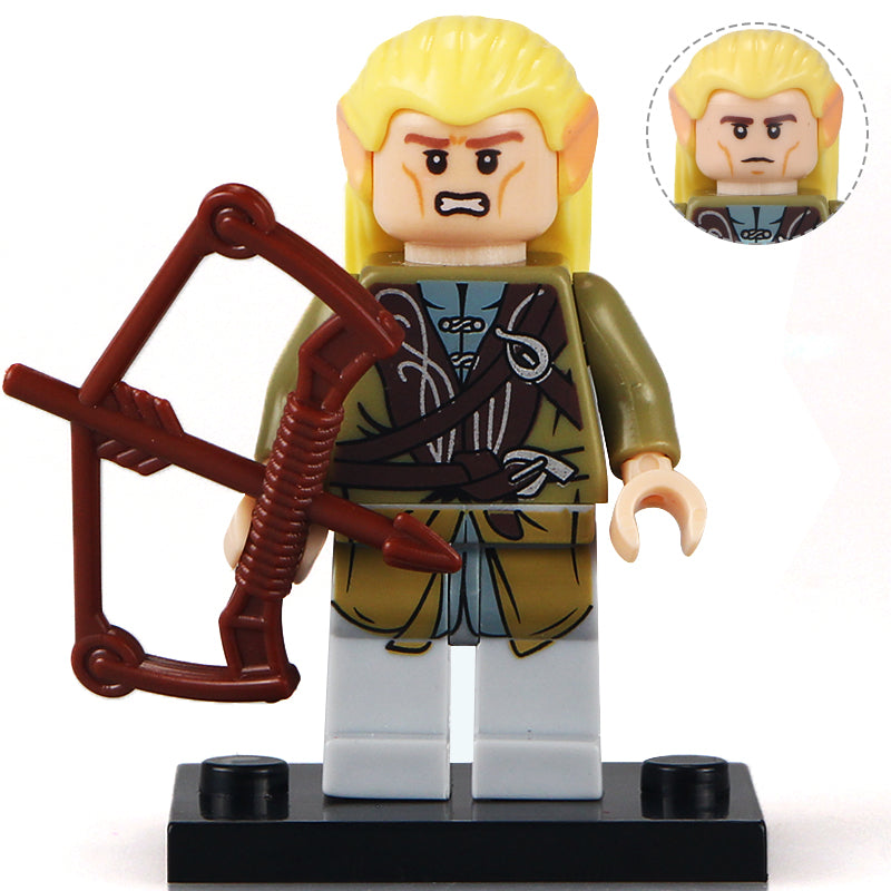 Legolas Greenleaf custom Lord of the Rings Minifigure - Minifigure Bricks