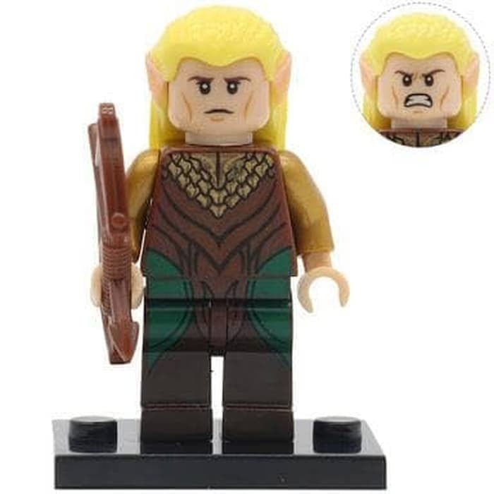 Legolas Greenleaf custom The Hobbit Minifigure - Minifigure Bricks