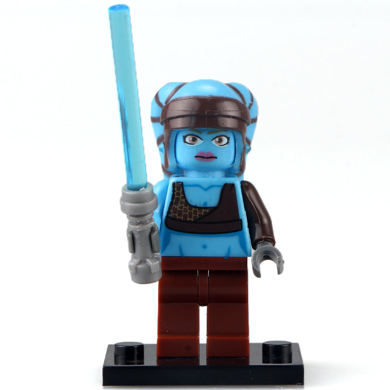 Aayla Secura custom Star Wars Minifigure - Minifigure Bricks
