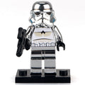 Chrome Imperial Stormtrooper custom Star Wars Minifigure - Minifigure Bricks
