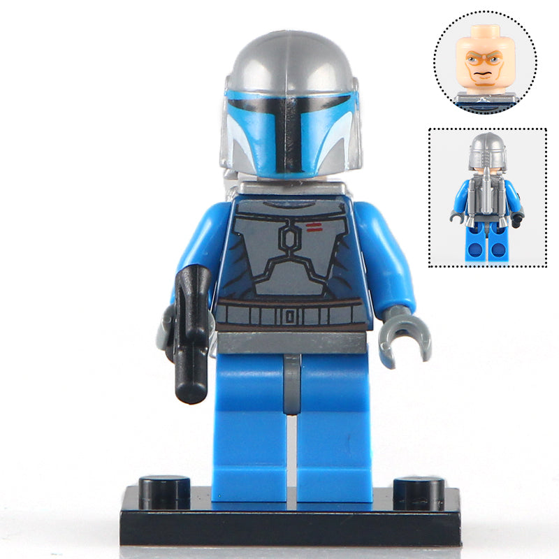 Mandalorian custom Star Wars Minifigure - Minifigure Bricks