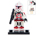 Clone Trooper with Red Marking Custom Star Wars Minifigure - Minifigure Bricks
