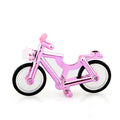 Chrome Pink Bicycle Custom Minifigure Accessory