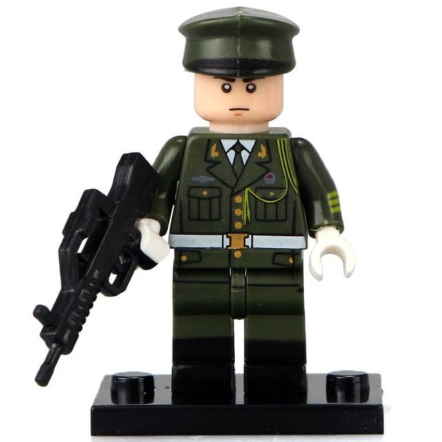 Army Honor Guard Custom Minifigure - Minifigure Bricks