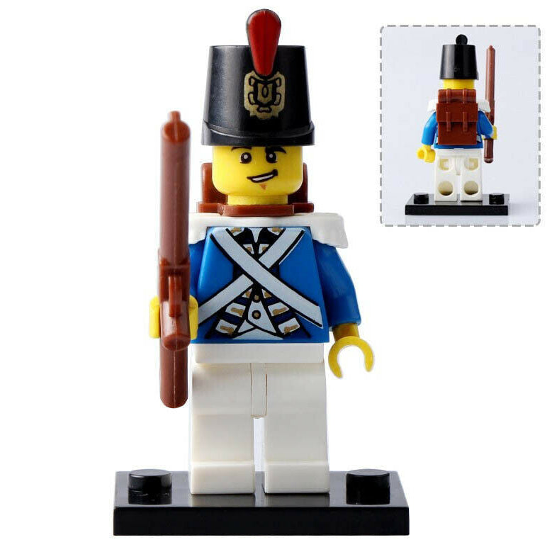 American Revolutionary War Soldier Custom Minifigure