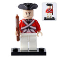 American Revolutionary War Soldier Custom Minifigure - Minifigure Bricks