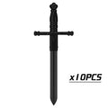 Medieval Long Sword Weapon Minifigure Accessory Set