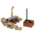 Military Cannon With Sandbags Custom Set - Minifigure Bricks