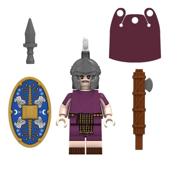 Praetorian Guard Custom Roman Soldier Minifigure - Minifigure Bricks