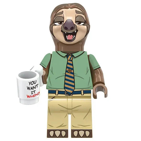 Flash From Zootopia Disney Custom Minifigure - Minifigure Bricks