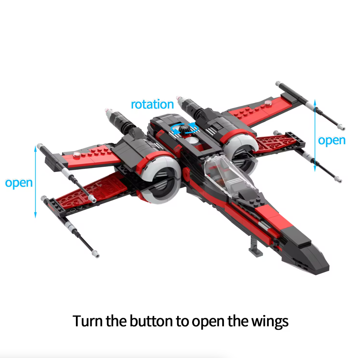 Inferno Squad X-Wing Fighter Custom Star Wars MOC
