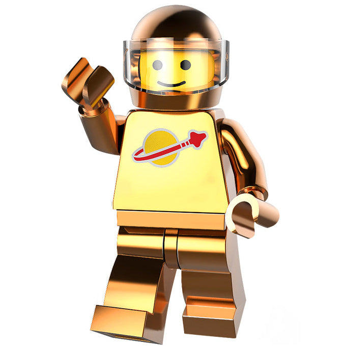 Gold Spaceman (Chrome) Minifigure