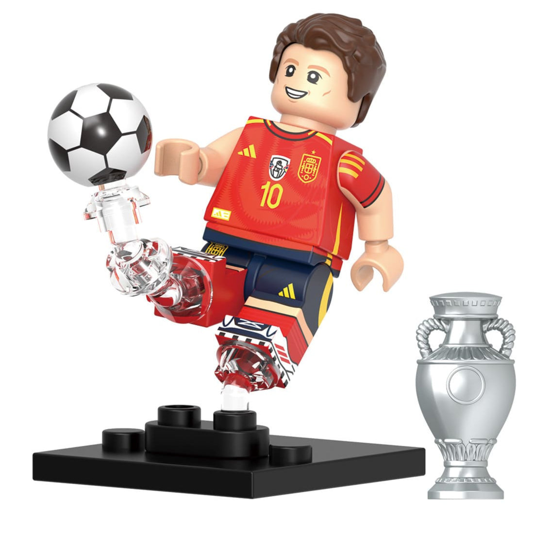 Dani Olmo (Spain) Custom Football Player Minifigure - Minifigure Bricks