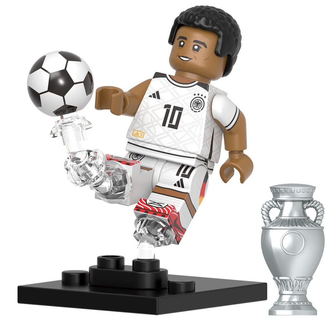 Jamal Musiala (German) Custom Football Player Minifigure - Minifigure Bricks