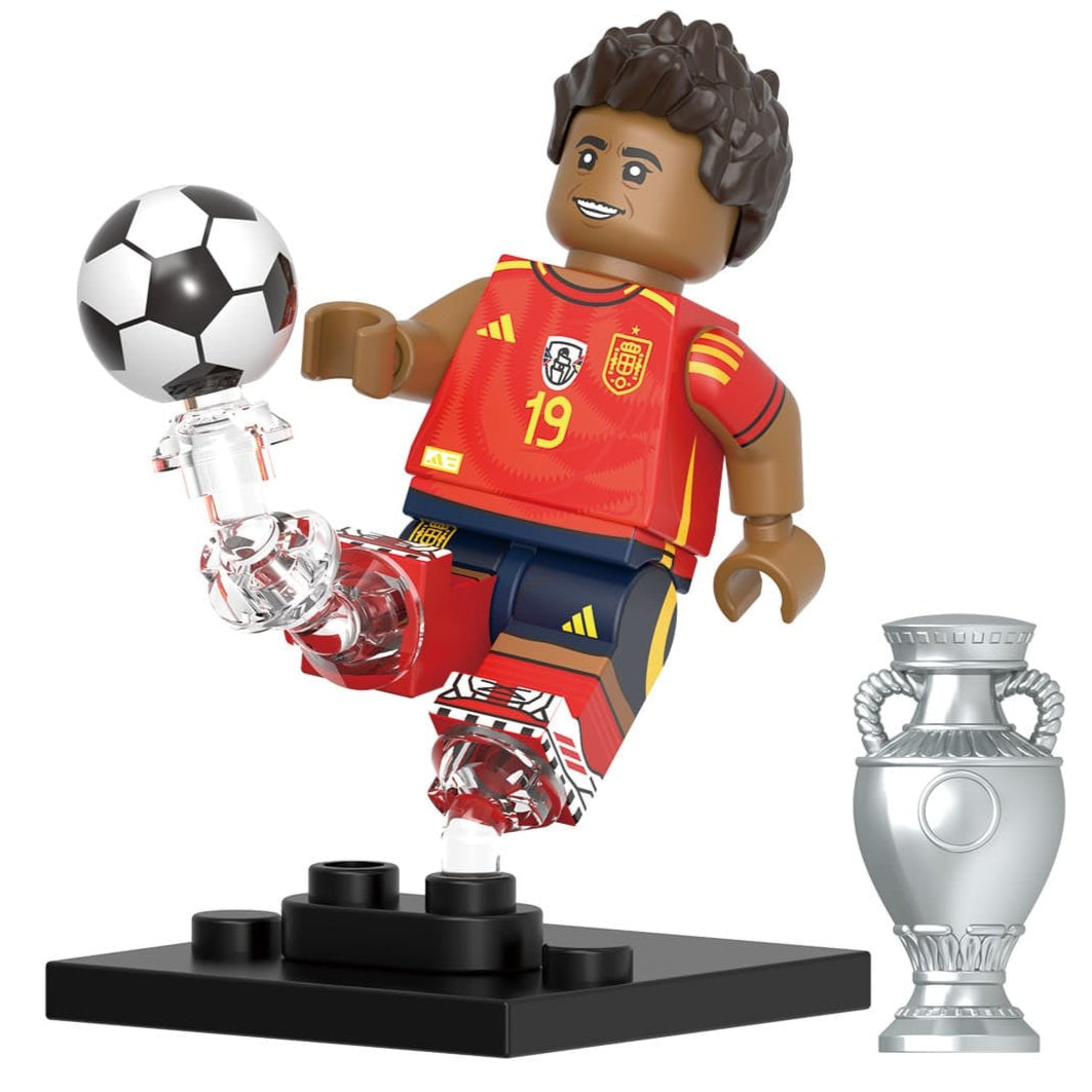 Lamine Yamal (Spain) Custom Football Player Minifigure - Minifigure Bricks