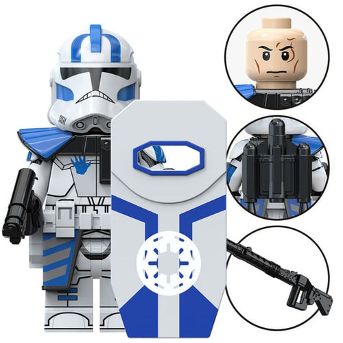 ARC Trooper Echo Custom Star Wars Minifigure - Minifigure Bricks