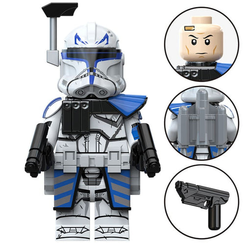 Captain Rex Custom Star Wars Minifigure - Minifigure Bricks