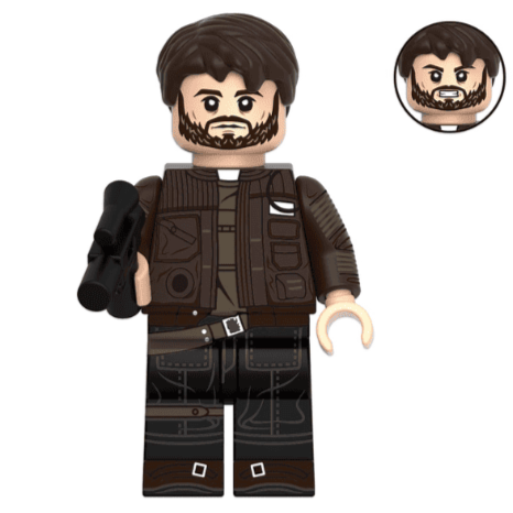 Cassian Andor Custom Star Wars Minifigure - Minifigure Bricks