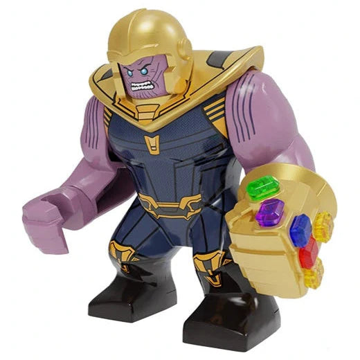 Thanos (MCU) Custom Marvel Superhero Large Minifigure - Minifigure Bricks